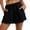 22# Black, variant on Cotton Gauze Shorts for Women 2026 Summer Elastic Waist Drawstring Loose Fit Casual Beach Vacation Shorts Green XL