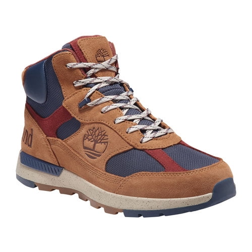 men's field trekker fabric and leather mid hikers