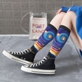 thumbnail image 5 of Honeii Galactic Night Over Meadow Print Long Socks,Novelty Design Socks Gift for Men and Women,Crew Socks,Calf Socks, 5 of 6