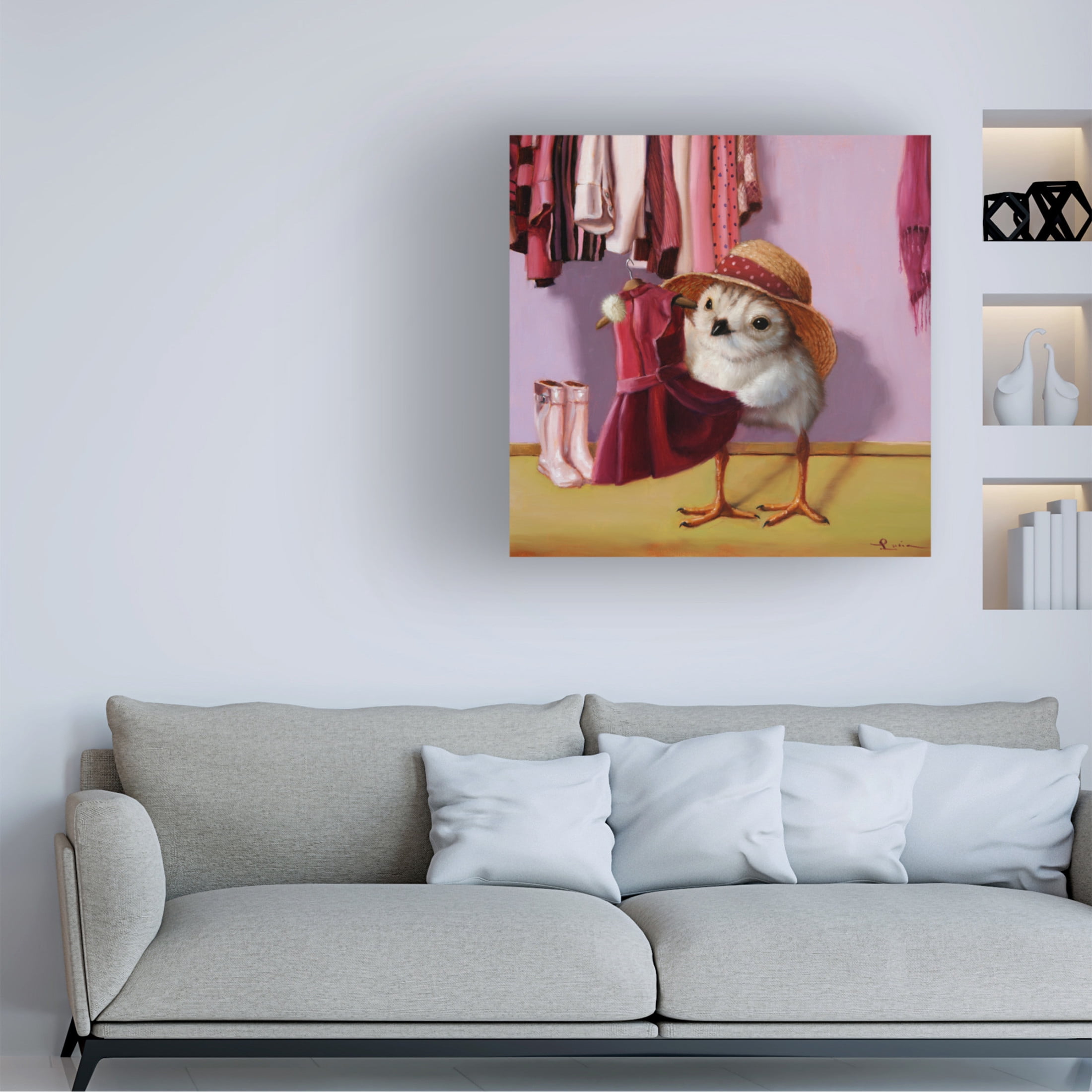 Canvas Wall Art - Lucia Heffernan 'The Find' Wall Art for Living Room, Bedroom, or Office Décor by Trademark Fine Art - 24 x 24 Inches