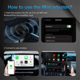 thumbnail image 3 of Adaptador Inalámbrico CarPlay y Android Auto 2 en 1 para Coche, con Conexión por Cable A Dongle Inalámbrico, Conectar y Usar, Minicaja AI, Android AUTO CarPlay., 3 of 5