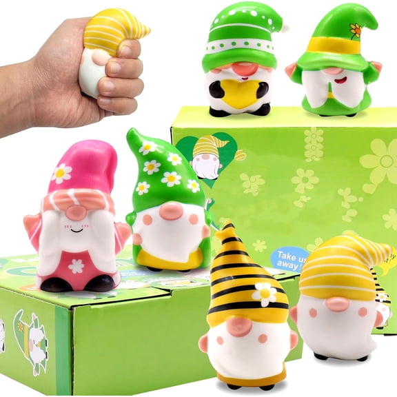Gnomes Squishies Toys Slow Rising Stress Relief Super Soft Squeeze Kawaii Cute Basket Stuffers Gifts