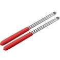 thumbnail image 1 of Unique Bargains 2pcs 3.94ft/1.2M,Telescopic Handheld Flagpoles,Stainless Steel,Telescopic Guide Flag Pole,Teaching Pointer,Red, 1 of 5