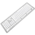 thumbnail image 1 of 108 Key German Keyboard Keycap, Translucent Customized Layout Keyboard Keycap for Standard Full 108Key & 61 64 68 84 87 96 98 100 104 Mechanical Keyboard, 1 of 7