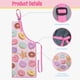 thumbnail image 5 of Delantal SANDJEST Donut Kid para niñas con bolsillo y gorro de chef, 5 of 8