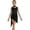 Black, variant on Kids Girls Ballet Lyrical Dance Performance Dress Gymnastics Irregular Hem Skirted Artistic Skirted Leotard White 6