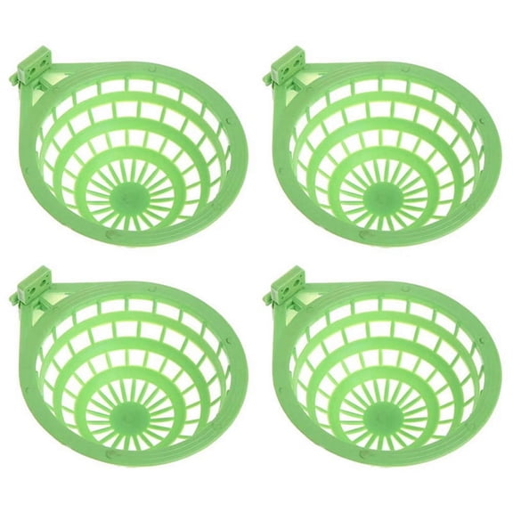 4X Bird Nest Plastic Hollow Hanging Cage Eggs Hatching Tool Pan Parrot Canary