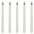 thumbnail image 2 of Dserhfy 5Pcs LED Glowing Candle Light Flameless Taper Candle Light Battery Operated Warm Light for Home Party, 2 of 8