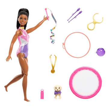 Barbie Brooklyn Gymnast Doll & Playset with Fashion Doll Toy