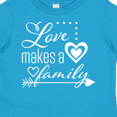 thumbnail image 4 of Inktastic Love Makes a Family- Hearts and Arrow Boys or Girls Toddler T-Shirt, 4 of 5