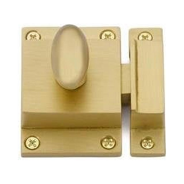 Emtek 2270US4 2,25 x 2 Po Verrou d'Armoire & 44; Laiton Satiné
