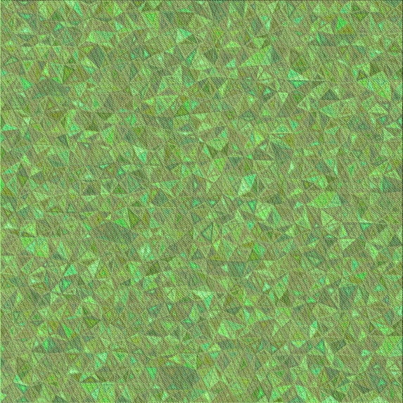 Ahgly Company Indoor Square Patterned Olive Drab Green Area Rugs, 6' Square