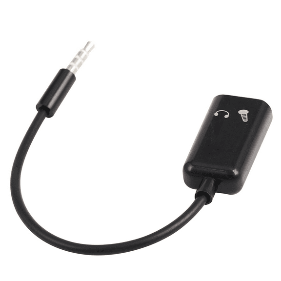 3pcs 3.5mm Stereo Audio Splitter Male to Headphone Headset   Microphone Adapter Couples Turn Wiring Harness Connector