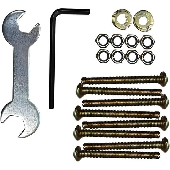 Kings Brand Furniture - 42 PCS Set of Bed Frame Hardware, Headboard & Footboard