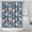 Pioneer Flower Floral-1, variant on Pioneer Flower Floral Print Pattern Shower Curtain 84"x72", Bathroom Decorative Shower Curtain Set with 12 Hooks, Waterproof Washable