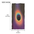 thumbnail image 4 of Ryvnso Falling Sensation Oversized Beach Towel Microfiber Bath Blankets Swimming Fitness 37" x 74", 4 of 5