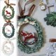 thumbnail image 1 of Adornos Navideños Xihbxyly con Adorno Retro Estéreo Clásicos Europeos para Árbol de Navidad, 1 of 6