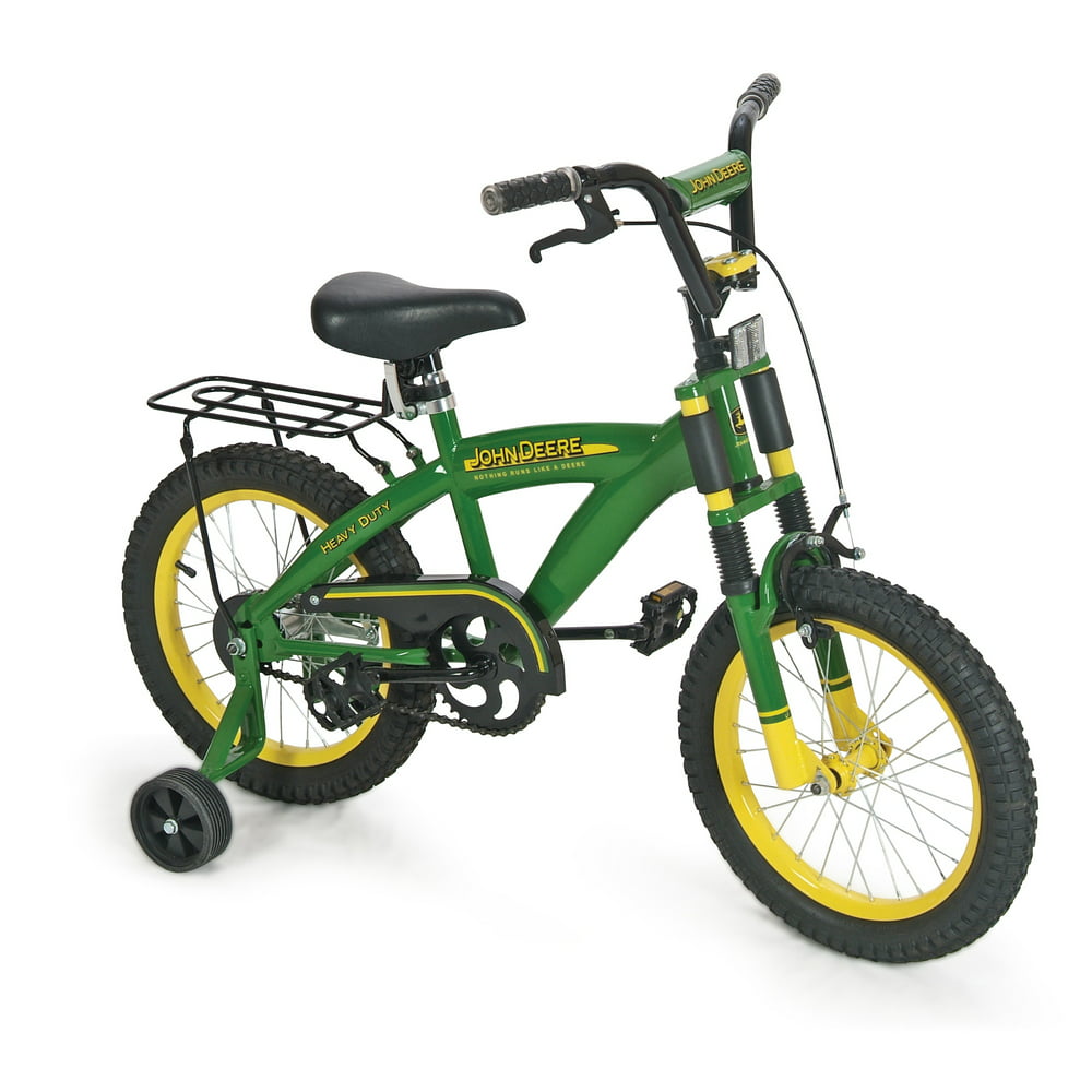 John Deere 16 In. Boys Bicycle, Kids Bike with Training Wheels and ...