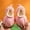 Pink, variant on AOOCHASLIY Black and Friday Kids Shoes Boys Girls Slip-on Plush Warm Home Slippers Comfortable Thick Bottom Cute Slippers