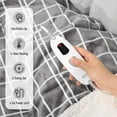 Maxkare Electric Heated Blanket Throw 6 Hour Auto Off and 4 Heating