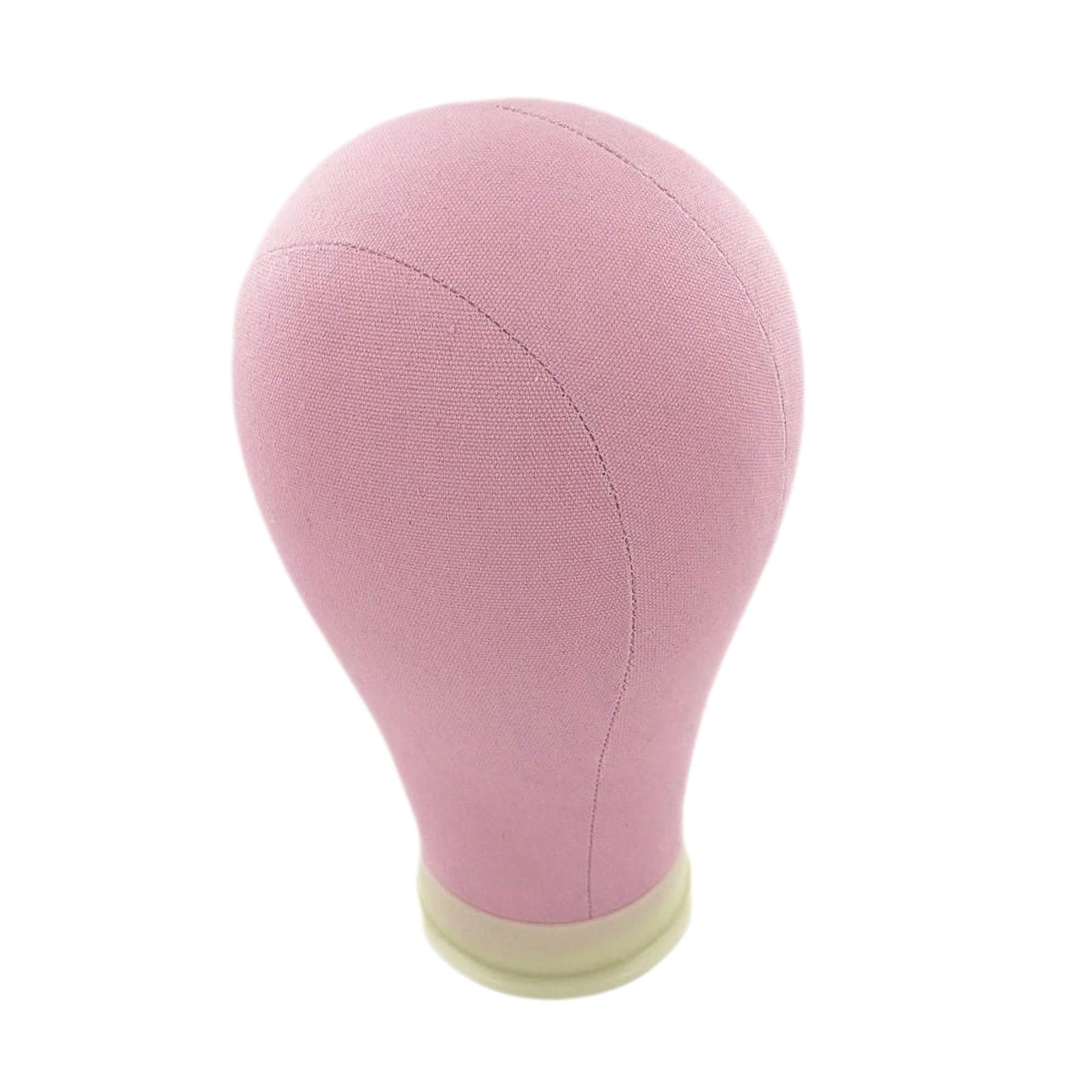 Stgfyxgs Wig Display Head Mannequin Head Model Standing Hairpiece Manikin Caps Storage Rack for Beauty Salon or Shop Jewellery Scarves pink