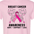 thumbnail image 4 of Inktastic Breast Cancer Awareness Hope Support and Love T-Shirt, 4 of 5