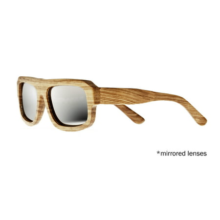 Earth Wood Sunglasses ESG025Z Daytona Wooden Frame Sunglasses, Zebra