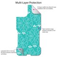 thumbnail image 4 of DistinctInk Custom SKIN / DECAL compatible with OtterBox Commuter for iPhone 11 Pro MAX (6.5" Screen) - Teal White Floral, 4 of 5