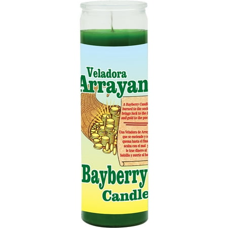 Bayberry Scented Candles - SCENTED 7 DAY GLASS CANDLE BAYBERRY - GREEN