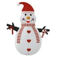 thumbnail image 4 of vidaXL Christmas Inflatable Snowman LED Lights 8 ft, 4 of 11