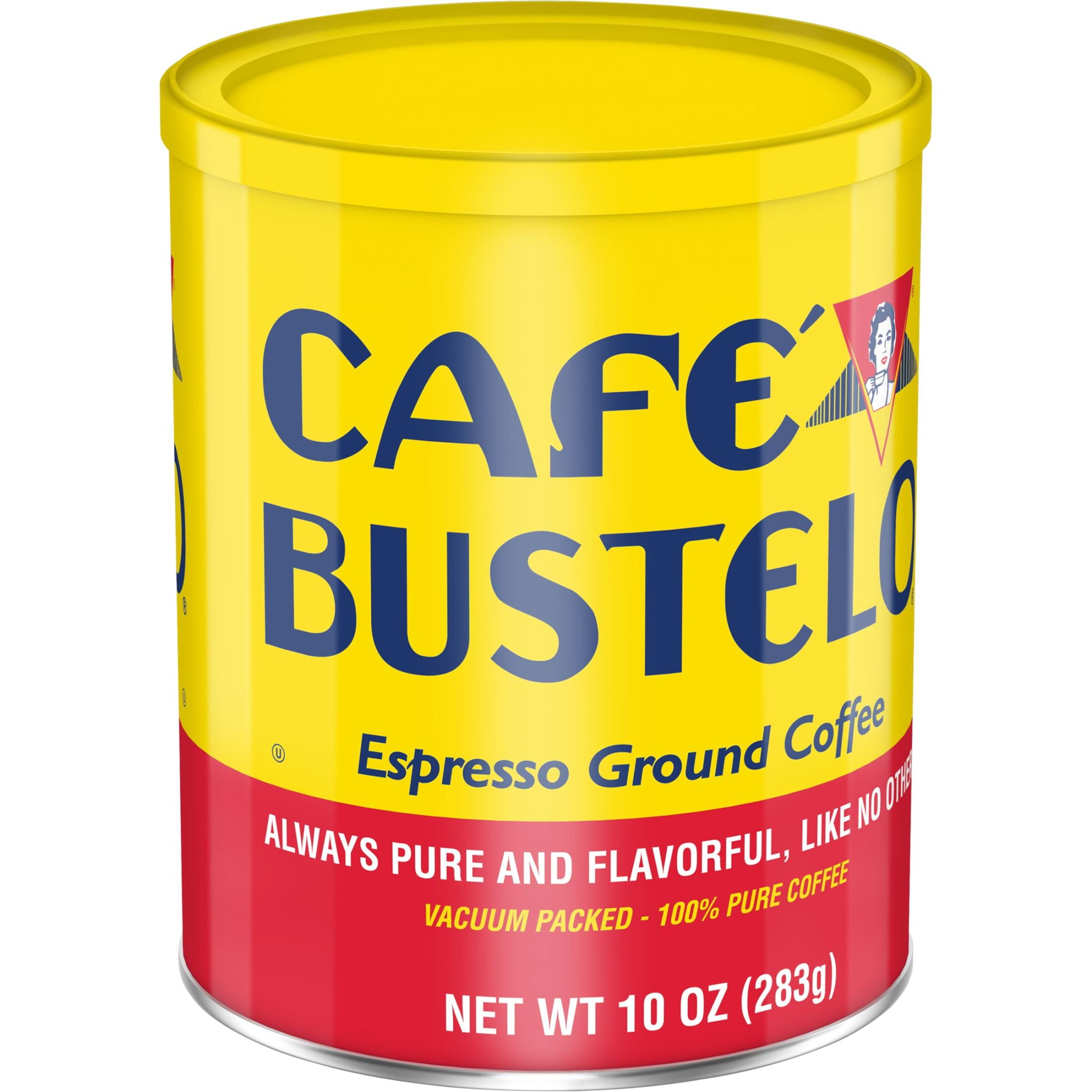 Cafe Bustelo, Café Molido Tostado Oscuro Estilo Espresso, Lata de 10 oz Cafe Bustelo, Café Molido Tostado Oscuro Estilo Espresso, Lata de 10 oz