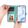 thumbnail image 3 of Funda tipo cartera GANGXUN para Huawei Nova 9 Pro , diseño girasol, cuero PU, soporte, cierre magnético, tarjetero, 3 of 5