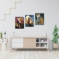 thumbnail image 2 of FCCUYE 3 Panel Vintage Cat Canvas Wall Art Cute Animal Print Picture for Living Room Bedroom Bathroom Wall Decor d Ready to Hang-12”W x 16”Hx3pcs, 2 of 7