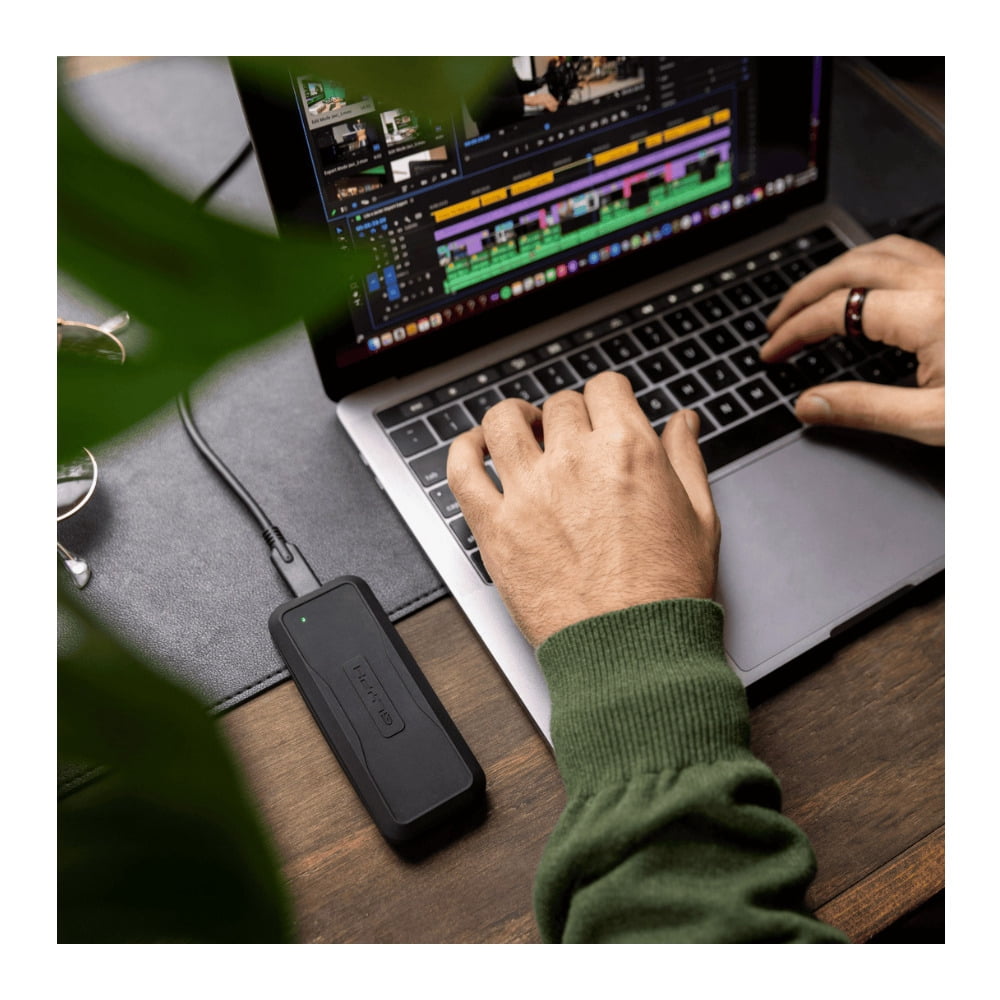 Glyph Atom EV Portable NVMe USB 3.2 Gen 2 External SSD with 1000MBPS Speeds, Thunderbolt 3 Compatibility, and Aluminum Shell (1TB)