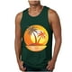thumbnail image 1 of Camiseta sin mangas de cuello redondo para hombre, informal, a la moda, sin mangas, con estampado, blusa deportiva de cuello redondo para hombre, 1 of 4