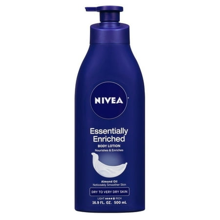 Nivea Deep Nourishing Skin Care Lotion Serum & Almond Oil 16.9 oz, 6-Pack