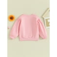 thumbnail image 3 of Bagilaanoe Toddler Baby Girl Boy Casual Sweatshirt Long Sleeve Pullover 6M 9M 12M 18M 24M 3T Kids Loose Tee Tops, 3 of 8