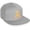 Gray, variant on Classic Snapback White Neon Orange A to Z Letters Flat Bill Visor Cap-Royal Hat, Letter M