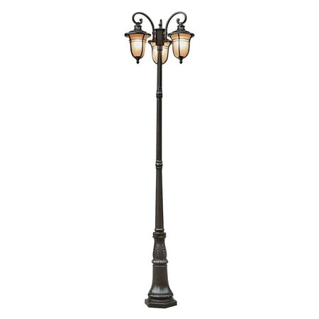 Trans Globe 5707 ROB Pole Lantern - Rubbed Oil Bronze - 23.5W in.