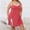 Red, variant on Hanen Plus Size Womens Dresses Sexy Lace Babydoll Nightgown with V-Neck & Slits - Plus Size Chemise Sleepwear for Women (Sleeveless Ribbed Knit, Lingerie Nightdress, Large Size Mini Dress)