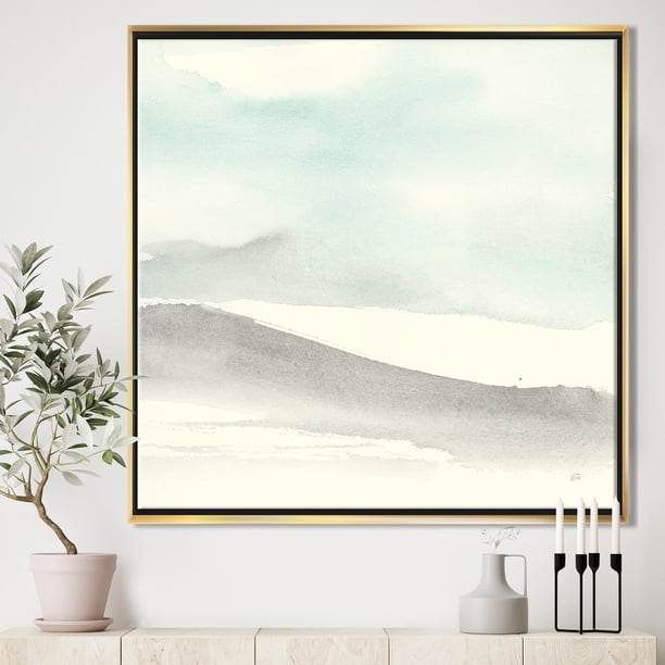 minimal geometric Zen I - Transitional Framed Canvas - Walmart.ca
