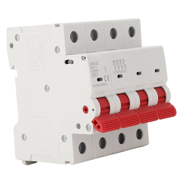 Mini Isolation Switch 4P Miniature Circuit Breaker 400V Small Circuit Breaker Overload ...