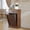 Brown, variant on Tilt-Out 17 Gallons Hidden Garbage Trash Can Cabinet, Hidden Kitchen Trash Cabinet with Storage Drawer, Pet-Proof Wooden Garbage & Recycling Cabinet for Kitchen, Laundry & Living Room, White