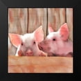 thumbnail image 2 of Kimberly, Allen 20x20 Black Modern Framed Museum Art Print Titled - Best Friends, 2 of 5