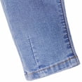 thumbnail image 6 of KIDSCOOL Baby Denim Jeans Unisex Toddler Ribbed Elastic Waist Pants,Light Blue,12-18 Months, 6 of 6