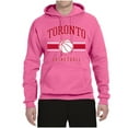 thumbnail image 2 of Wild Bobby City of Toronto Basketball Fantasy Fan Sports Unisex Hoodie Sweatshirt, Neon Pink, X-Large, 2 of 5