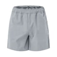 thumbnail image 3 of Mens Athletic Shorts 5 Inch Quick Dry Gym Workout Shorts Men Lightweight Sports Running Shorts With Pockets light gray XL, 3 of 5