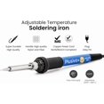 thumbnail image 4 of czcpp-- Kit de Fer à Souder Électronique avec Température Réglable, 60W, Fil à Souder, Pâte à Souder, Mini Support, 4 of 4