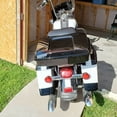 thumbnail image 5 of Kojem Black Trunk Compatible with 1997-2013 Harley Davision Razor Touring Pack Pak Road King Electra Street Glide w/ Lock, 5 of 10