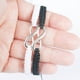 thumbnail image 5 of Sonducket tejida pulseras tejido trenzado ajustable exquisito Retro mujeres amistad parejas brazaletes joyería regalo Ropa, zapatos y accesorios Miscelánea Negro, 5 of 6
